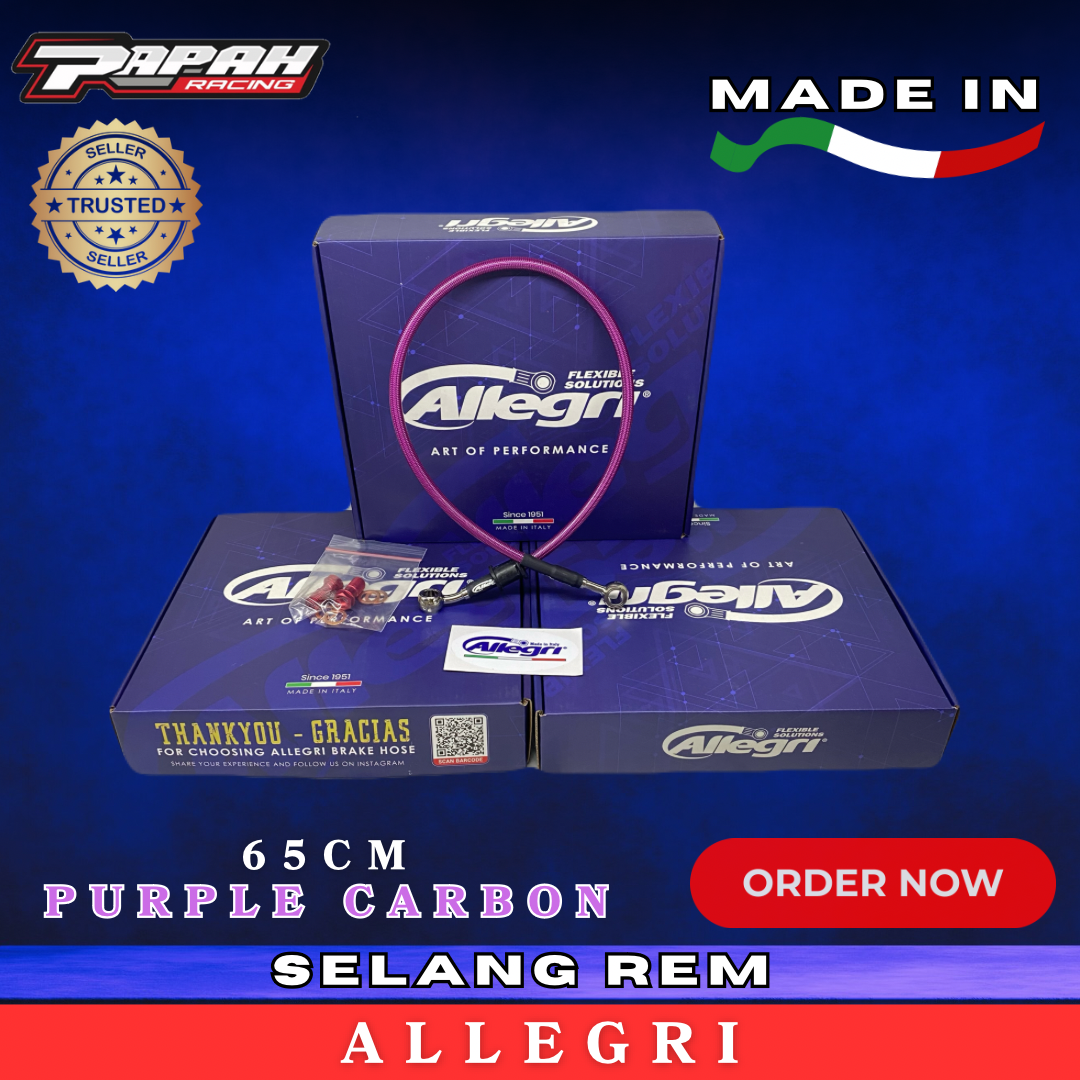 SELANG REM ALLEGRI UNIVERSAL 65 PURPLE UNGU CARBON